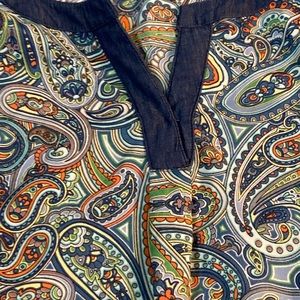 Liz Claiborne paisley top